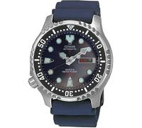 Citizen - Reloj para hombre, analógico, automático, con correa de goma Promaster marino