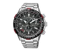 Citizen Reloj Pilot E660 Eco-Drive Cb5001-57e, Analógico Hombres, Plata, Normale