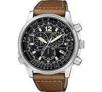 Citizen Reloj Pilot E660 Eco-Drive Cb5860-27e, Analógico Hombres, Marrón, GRANDE