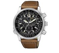 Citizen Reloj Pilot E660 Eco-Drive Cb5860-27e, Analógico Hombres, Marrón, GRANDE