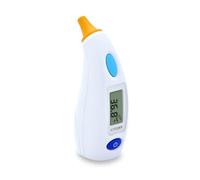 Citizen Termómetro de Oído Digital, Termómetro Auricular Alta Precisión para Adultos, Niños y Bebés, Infrarrojo con Alerta de Fiebre, Antibacteriano, Lectura 1-3 Segundos, 12 Memorias