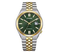 Citizen Tsuyosa 60 NK0024-54X - Reloj Mecánico Automático Unisex 40mm, Acero Bicolor Oro, Esfera Verde, Cristal Zafiro