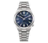 Citizen Tsuyosa NJ0200-50M - Reloj Mecánico Automático Unisex 37mm, Acero Inoxidable, Esfera Azul, Cristal Zafiro