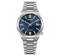 Citizen Tsuyosa NJ0200-50M - Reloj Mecánico Automático Unisex 37mm, Acero Inoxidable, Esfera Azul, Cristal Zafiro
