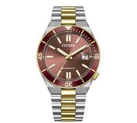 Citizen Tsuyosa Shore - Reloj automático para Hombre con Correa de Acero Inoxidable y Cristal de Zafiro, 10 ATM