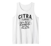 CITRA, Florida No Somos para Todos y eso está Bien para Nosotros Camiseta sin Mangas