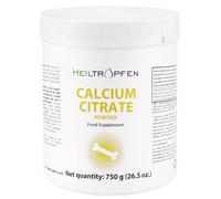 Citrato de Calcio en Polvo 750g | 100% Polvo Puro | Sin Sabor | Ingrediente Único | Sin Cápsulas | Complemento Alimenticio