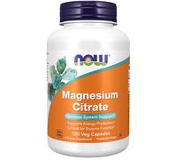 Now Foods Citrato de magnesio 400 mg – 120 cápsulas vegetales