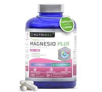 Citrato de Magnesio 1577mg + Magnesio Bisglicinato 600mg - Reduce Cansancio y Fatiga - Magnesium Complex Alta Biodisponibilidad - 180 Cápsulas Veganas | Nutricel