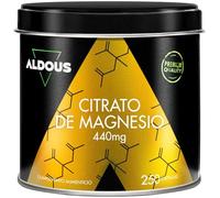 Aldous Bio – Citrato de Magnesio 440 mg – 250 cápsulas – Alta biodisponibilidad