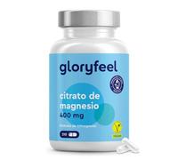 Citrato de Magnesio 2500mg - 400mg de Magnesio elemental al día - 210 Cápsulas - Magnesio de alta biodisponibilidad y dosificación - Probado en laboratorio, sin aditivos