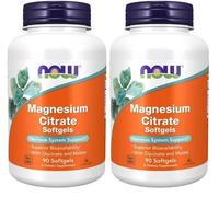 Citrato de Magnesio Con Glicinato & Malate Nervioso 2X90gels O 1X180 NOW Foods