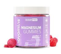 Citrato de Magnesio Gominolas - 1636 mg que Aportan 180 mg de Magnesio Elemental - Sin Azúcar - 60 Gominolas - Vegan - Contribuye a la Reducción del Cansancio - Magnesium Complex - Novomins