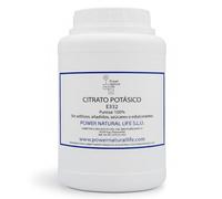 Citrato de Potasio 100% Puro Power Natural Life | 500g Equivale a 1.650mg Potasio/día | Grado Alimentario E332 | Alta Biodisponibilidad | Electrolito Alcalinizante Sin Aditivos