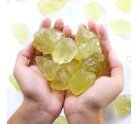 Citrine Crystals, Bulk Crystals, Crystals and Healing Stones, Rocks for Tumbling, Amathesis Crystal, Raw Crystals Bulk, Calcite Crystal for Decoration, Wicca, Reiki, Chakra and Energy(1LB)