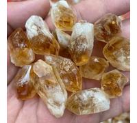 Citrino brasileño Natural en Bruto 50-200 g, espécimen de Cristal en Bruto para sanación Reiki, Piedra de Chakras, colección de minerales, Adorno Decorativo para el hogar.