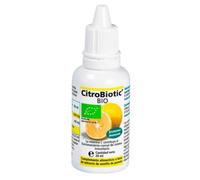 Citro Biotic BIO líquido 20 ml Sanitas | Extracto ecológico de semilla de pomelo en gotas con vitamina C y bioflavonoides | Complemento vegano para defensas e inmunidad