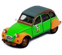 Citroen 2 Cv Verde/Naranja 1978 "Deuchie" 1st Donation 1:43 Modelo Ixo Model