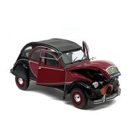 Citroen 2CV 2 CV Charleston Ente rojo negro modelo de coche 26 Solido 1:18