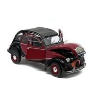 Citroen 2CV 2 CV Charleston Ente rojo negro modelo de coche 26 Solido 1:18