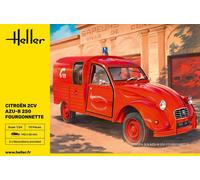 Citroën 2cv Azu-B 250 Furgoneta HELLER 82701 1/24. Maqueta De PVC lo que Hace