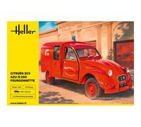 Citroën 2cv Azu-B 250 Furgoneta HELLER 82701 1/24. Maqueta De PVC lo que Hace