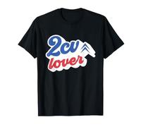 Citroën 2CV Lover Car Retro 70s Fuentes Camiseta