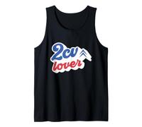 Citroën 2CV Lover Car Retro 70s Fuentes Camiseta sin Mangas