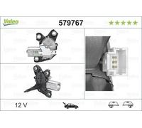 Citroën Berlingo / First Motor Limpiaparabrisas 09-10 (579767) OEM Valeo