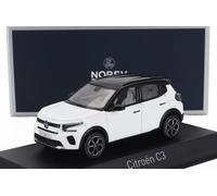 Citroën C3 2024 Polar Blanco y Negro a 1/43 de Norev 155311