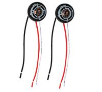 Citroen C4 Portalámparas Trasero, Portalámparas Laterales, Terminales y Arneses de Cableado 2 Piezas 1157 Socket Led Turn Signal Brake Light Bulbs Holder Adapter Base Connector