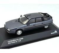 Citroen CX GTI Turbo 2 1988 Gris Metalizado Solido 1:43 Modelo Coche