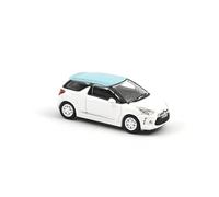 Citroën DS3 2010 - Banquise White and Blue Boticelli Roof 1:87