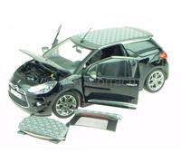 Citroen DS3 DS 3 convertible negro 2013 coche en miniatura 181545 Norev 1/18