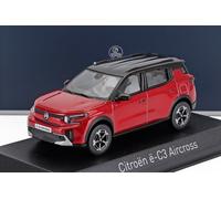 Citroën ë-C3 Aircross de 2025 rojo y negro a 1/43 de Norev 155341