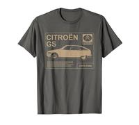 Citroën GS Acerca de Write Up Camiseta, Hombre, Asfalto, M
