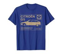 Citroën GS Acerca de Write Up Camiseta, Hombre, Azul Real, S