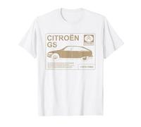 Citroën GS Acerca de Write Up Camiseta, Hombre, Blanco, S