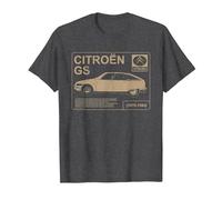Citroën GS Acerca de Write Up Camiseta, Hombre, Jaspeado Oscuro, L