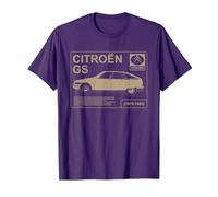 Citroën GS Acerca de Write Up Camiseta, Hombre, Morado, L