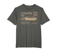 Citroën GS Acerca de Write Up Camiseta, Hombre Tallas Grandes, Asfalto, 5X Alto