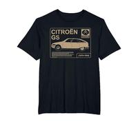 Citroën GS Acerca de Write Up Camiseta, Hombre Tallas Grandes, Negro, 4X Alto