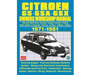 CITROEN GS - GSA - GSX OWNERS WORKSHOP MANUAL 1971-1981