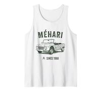 Citroën Méhari Car Retro Vehículo utilitario 1968 Camiseta sin Mangas