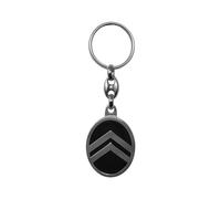 Citroen New Llavero Oficial de Metal, Negro, Negro, Talla única