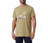 CITROËN O103083-E093 Camiseta Mehari diseño de impresión Ancha y Logotipo sullaica C24S Hombre Moss Talla S, Moss, S