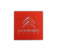 Citroen Racing Parches Oficiales, Rojo, 60 mm