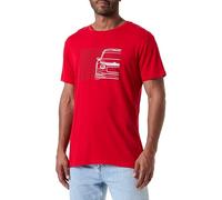 CITROËN T-Shirt Xsara WRC Sul Fronte & Retro & C3wrc Stampa Sullaica C24s Camiseta, Rojo, L para Hombre