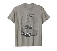 Citroën Tipo H Retro Francés Van Vista Frontal Promoción Camiseta