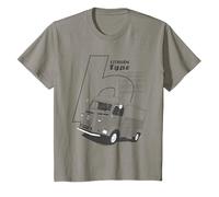 Citroën Tipo H Retro Francés Van Vista Frontal Promoción Niños Camiseta